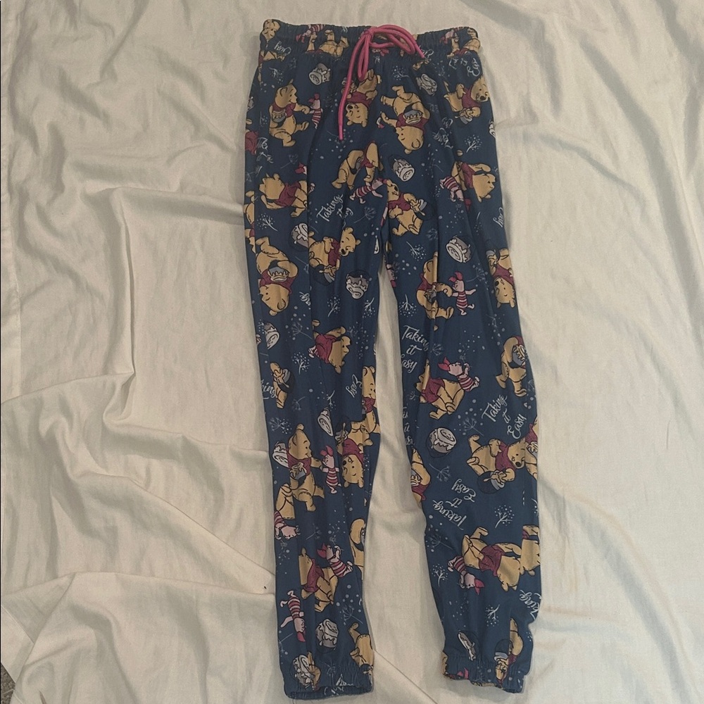 Disney Blue Winnie the Pooh and Piglet Pajama Pants